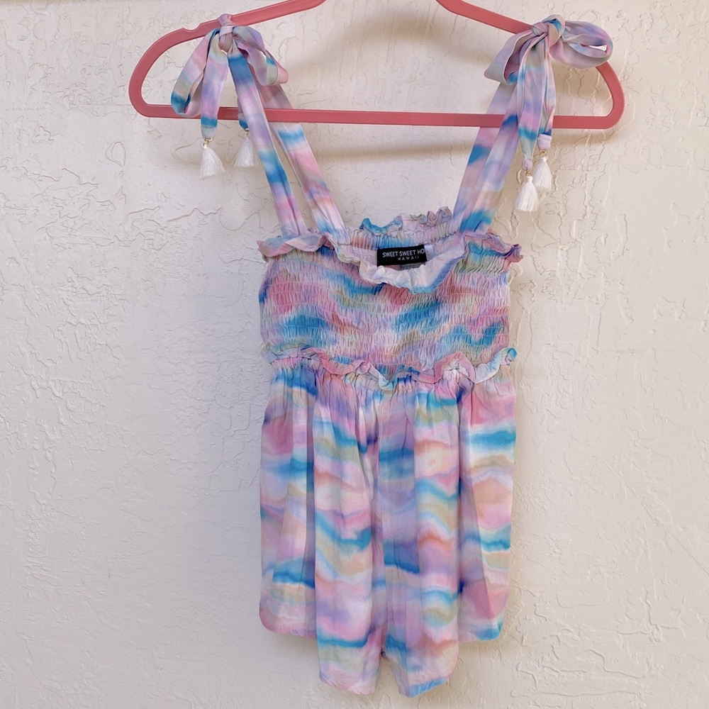 Sweet Sweet Honey Tie-Dye Romper